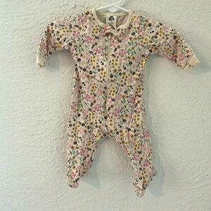 Newborn flower onesie, Gerber baby zip up